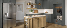 Load image into Gallery viewer, Aristokraft Gray Shaker Built-in Coat Rack Bench 